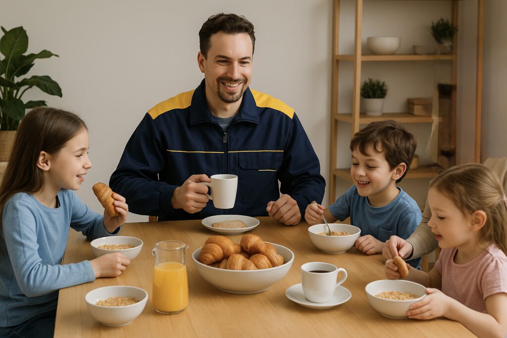 Ich bin Tobi, Paketzusteller – und ich hoffe, dass meine Kinder später stolz auf mich sind