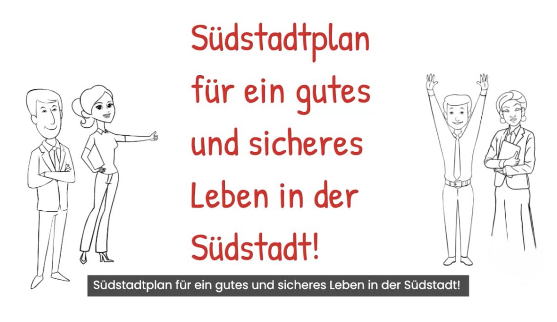 Südstadtplan für ein gutes und sicheres Leben in der Südstadt