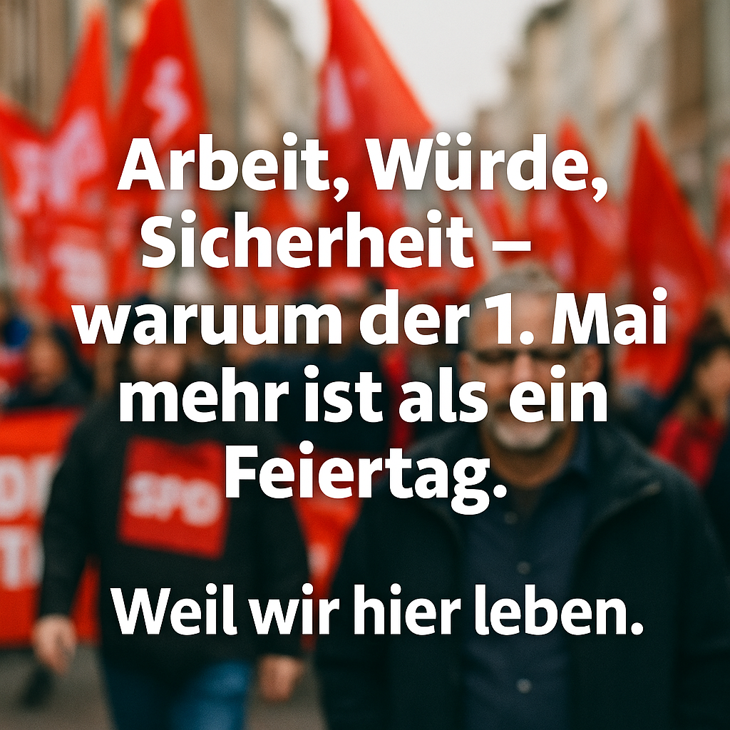 Arbeit, Würde, Sicherheit – warum der 1. Mai mehr ist als ein Feiertag