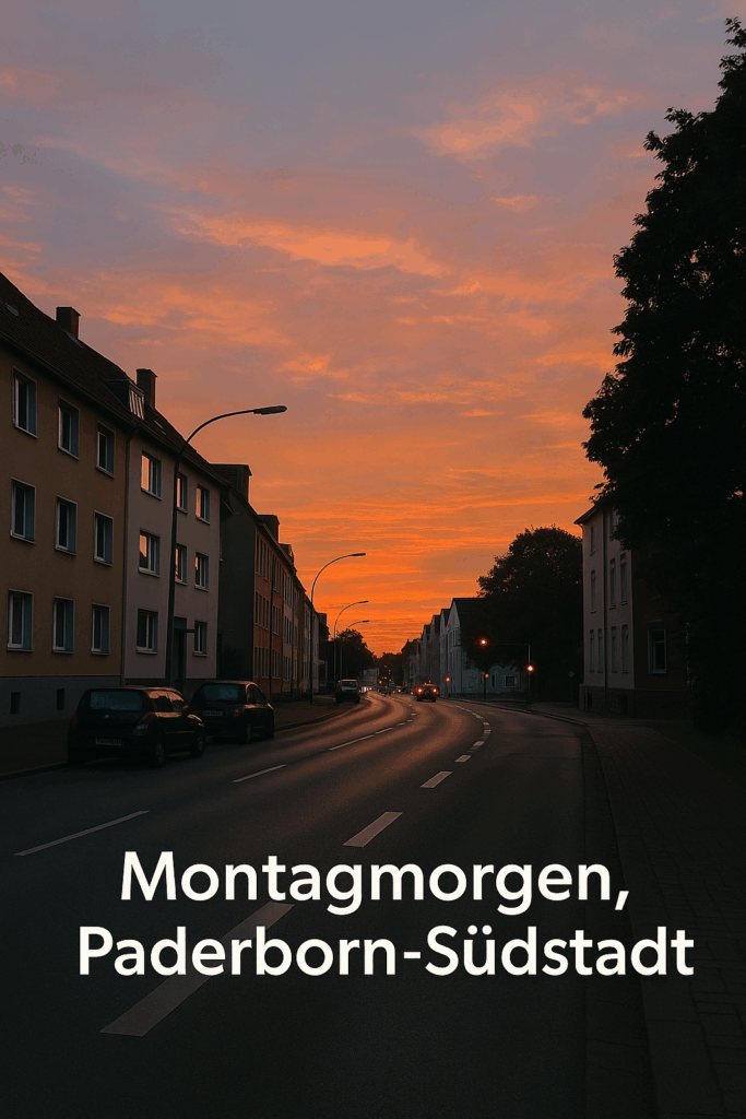 Montagmorgen, Südstadt Paderborn