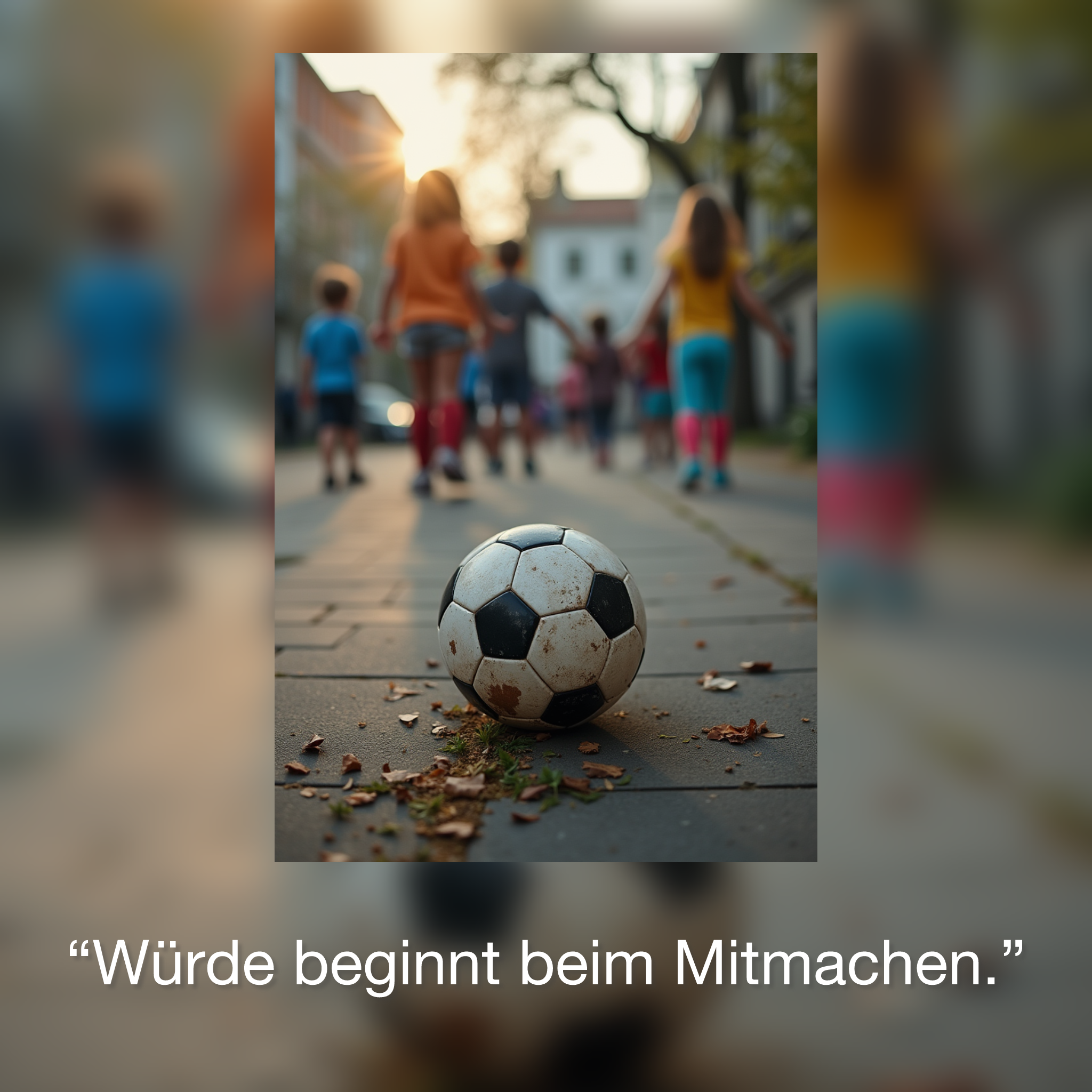 “Würde beginnt beim Mitmachen.”